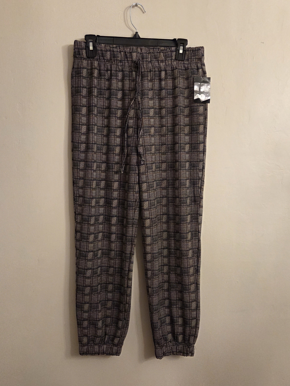 Messini Houndstooth Pull-On Joggers - Size M